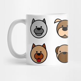 Big Face Costume Dogs Mug